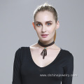 Fashion Leather Choker Necklace Suede Tassel Collar Necklace